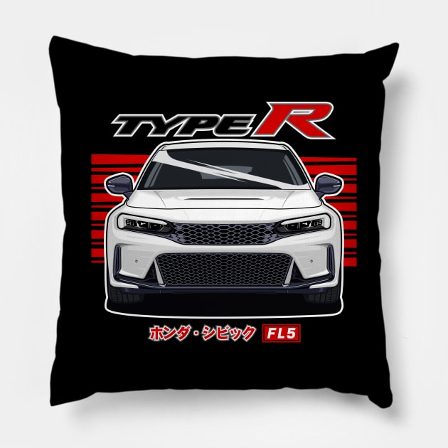 Civic Type R FL5 Pillow by WINdesign