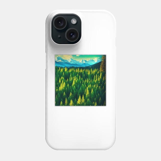 Trees Beautiful Forest Phone Case by Beautiful Forest