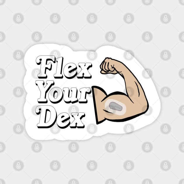Flex Your Dex Magnet by CatGirl101