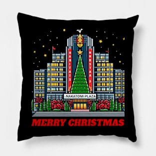 Nakatomi plaza Christmas Pillow