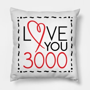 Love You 3000 Pillow