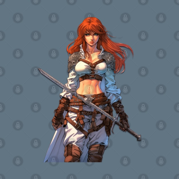 Anime Red Sonja Warrior Queen by ForbiddenGeek