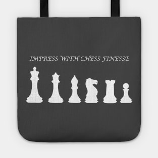 Chess Slogan - Impress with Chess 1 Tote