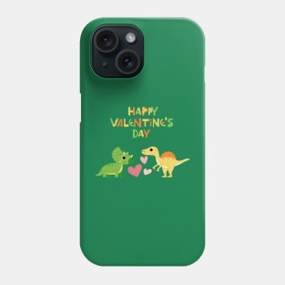 Dinosaur Happy Valentines Day Phone Case