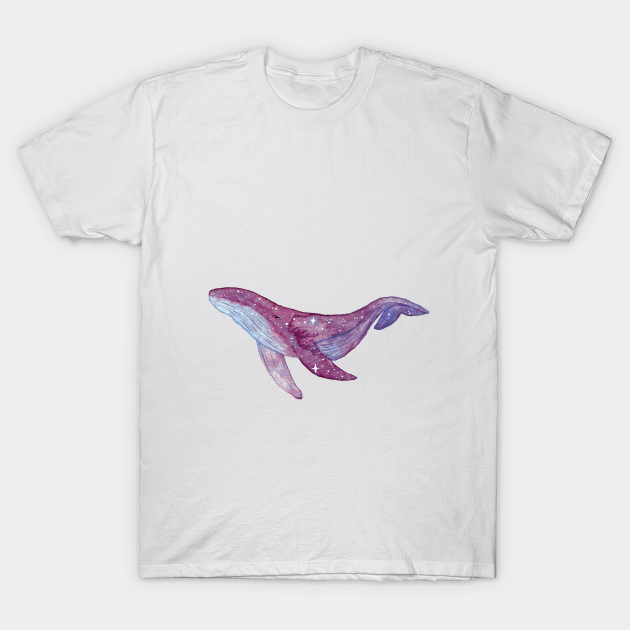 Blueberry galaxy whale - Whales - T-Shirt