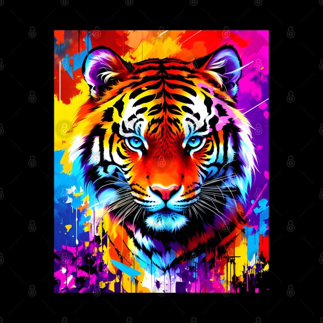 Psychedelic Tiger by MtWoodson