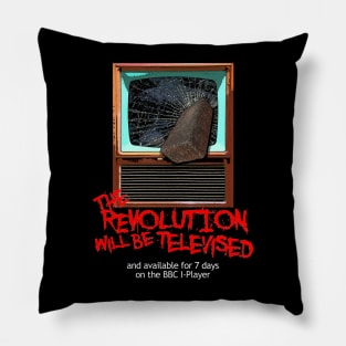 The Revolution Will Be Televised Design Pillow