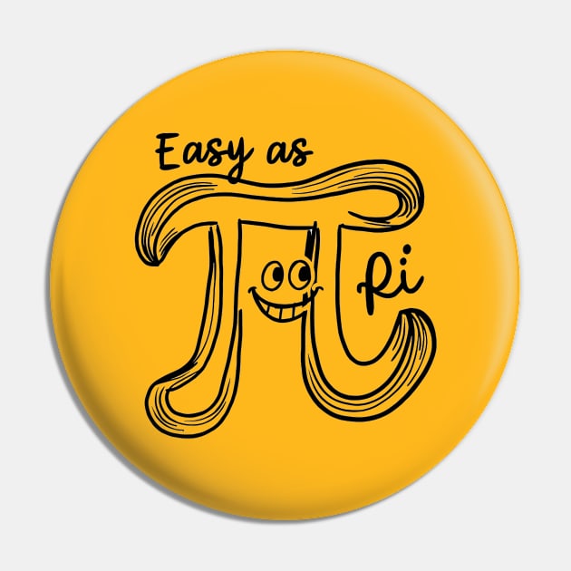 Easy as Pi Pin by Dizgraceland