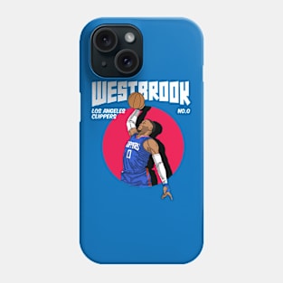 Russell Westbrook Comic Style Art Phone Case