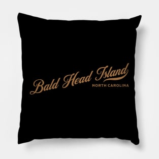 Bald Head Island, NC Beachgoing Vacationing Pillow