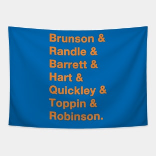 2022-2023 Knicks Orange Tapestry