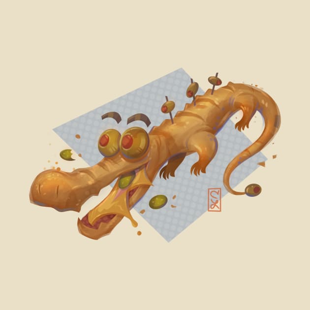 Sandwich Crocodile by Claire Lin