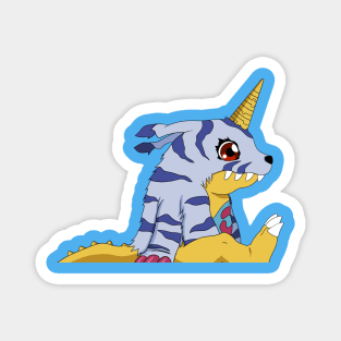 Sitting Gabumon Magnet