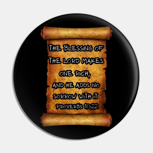 Blessing of the Lord makes one rich PROVERBS 10:22 ROLL SCROLL Pin by Seeds of Authority