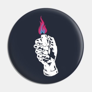Fire in The Hand Pin