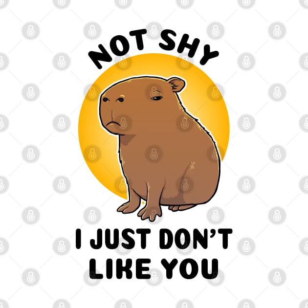 Not shy I just don't like you Capybara by capydays