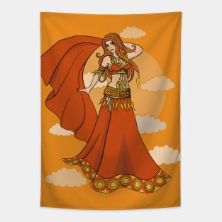 Dawn Belly Dancer Tapestry