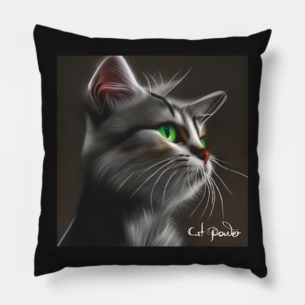 whiskers Pillow by kokonft