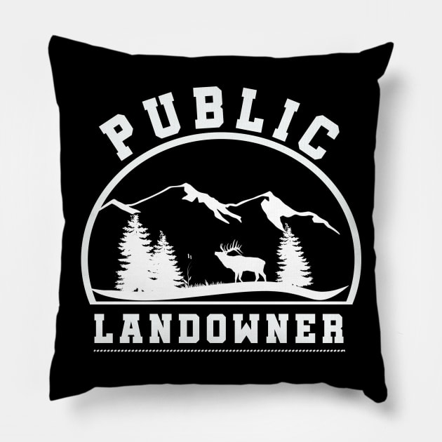 public landowner Pillow by Moe99