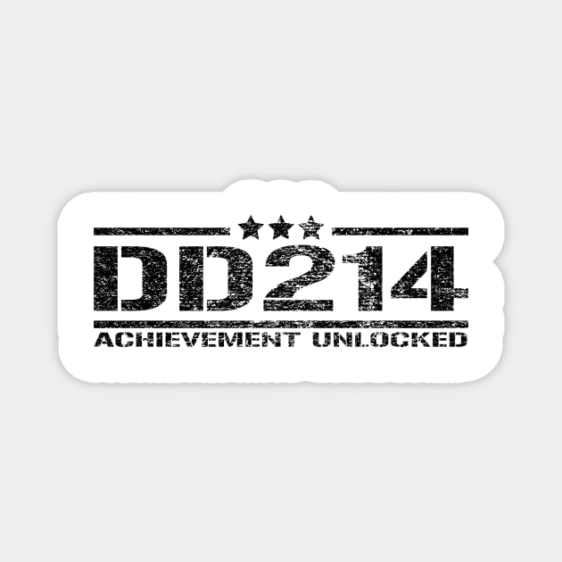 DD-214 Achievement Unlocked Magnet by Proud Parent