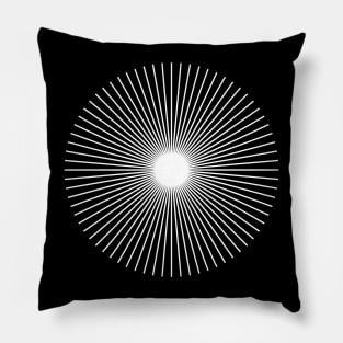 Radiant Op Art Pillow