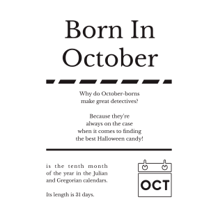 Born in October T-Shirt
