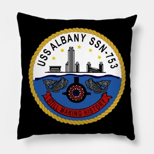 USS Albany (SSBN 753) wo Txt Pillow