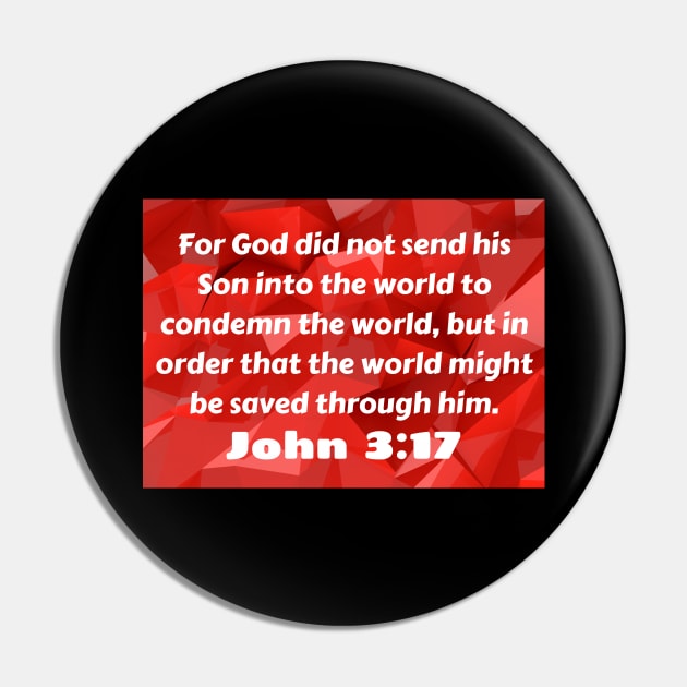 Bible Verse John 3:17 Pin by Prayingwarrior