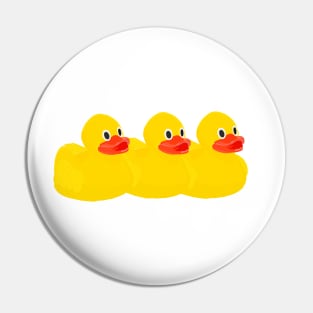 Bath Ducky Pattern Pin