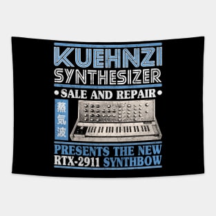 Kuehnzi Analog Synthesizer Vintage Japan Ad Retro Tapestry