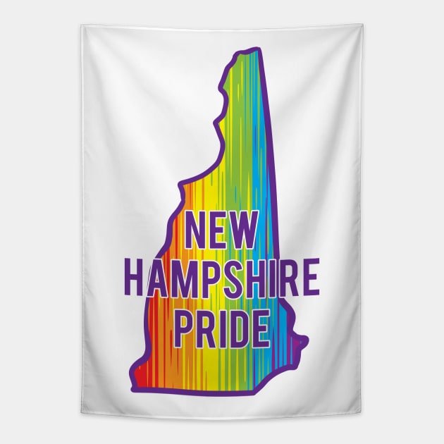 New Hampshire Pride Tapestry by Manfish Inc.