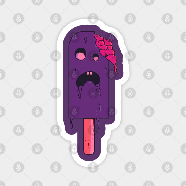 Ice Cream Monster Magnet by NathanRiccelle