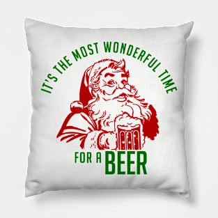 Its the most wonderful time for a beer! Pillow