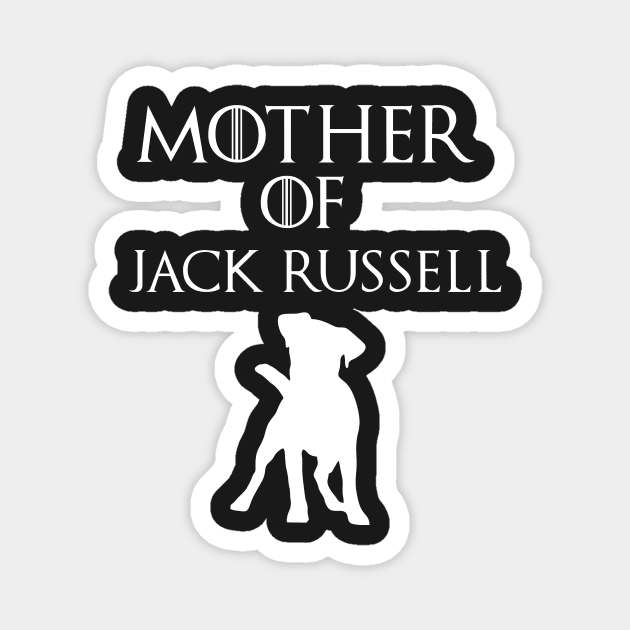 Mother Of   Jack russell - mother day gift Magnet by yellowpinko