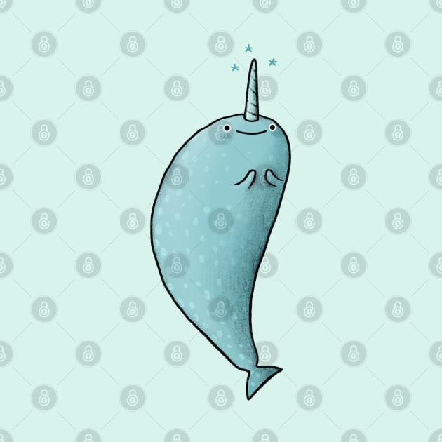 Happy Narwhal by Sophie Corrigan