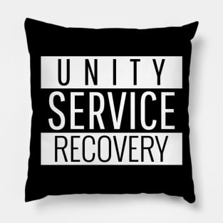 Unity Service Recovery Alcoholic Pillow