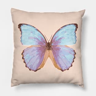 pastel butterfly Pillow