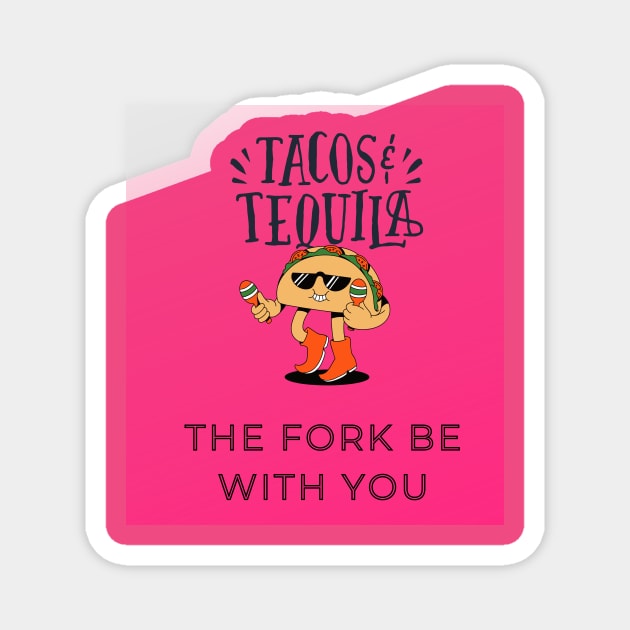 tacos shirt Magnet by gorgeous wall art