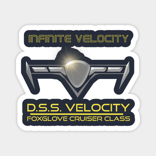 Infinite Velocity (Silver) Magnet by ColinCarlton