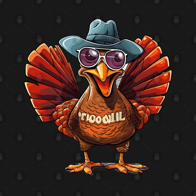 Coolest Turkey in town by Graceful Designs