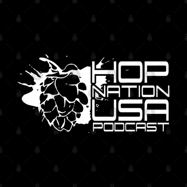 Hop Nation USA T-Shirt (WHITE Print) by HopNationUSA