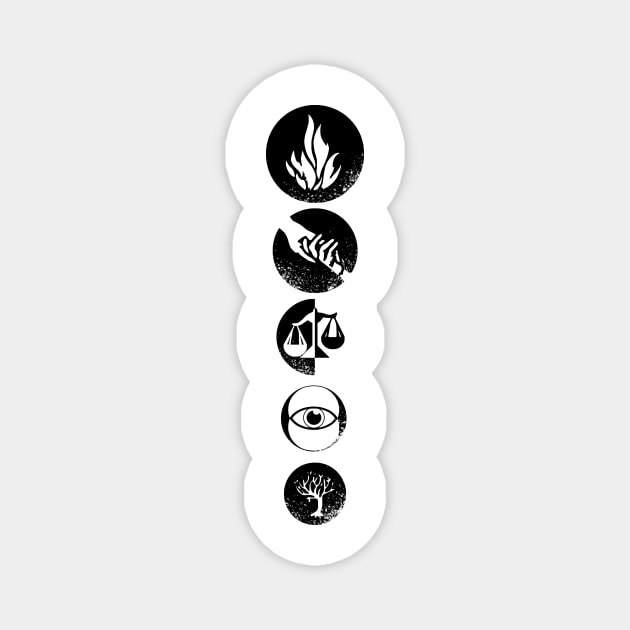 Four's Tattoos Magnet by whoviandrea