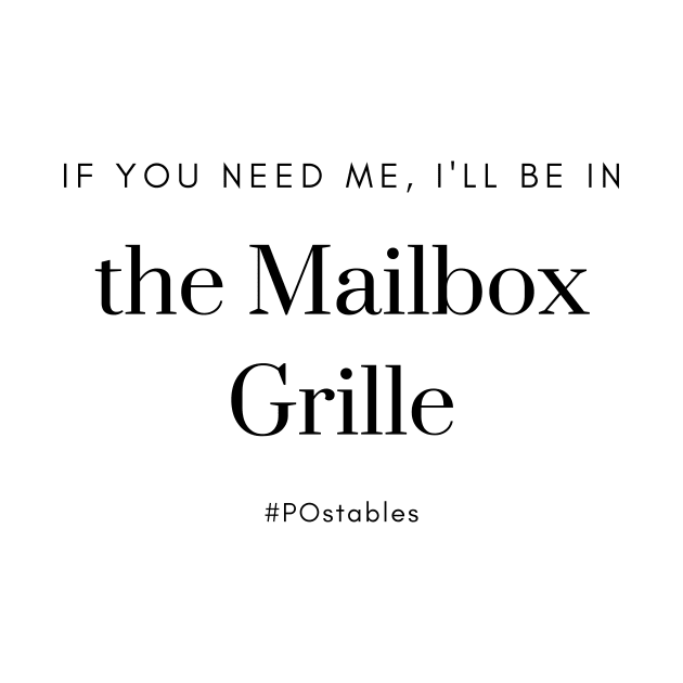 #POstables - I'll Be in the Mailbox Grille by Hallmarkies Podcast Store