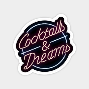 Cocktails & Dreams - vintage logo Magnet