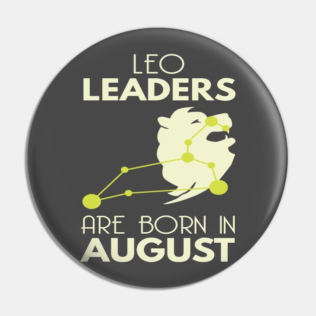 Funny Leo Zodiac Pin by ugisdesign