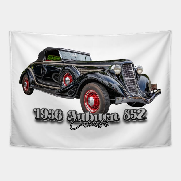 1936 Auburn 852 Cabriolet Tapestry by Gestalt Imagery