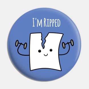 'I'm Ripped' (Dark Edition) Pin