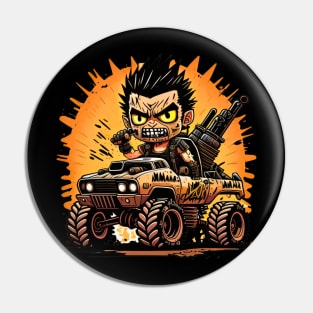 Crazy post apocalyptic boy Pin