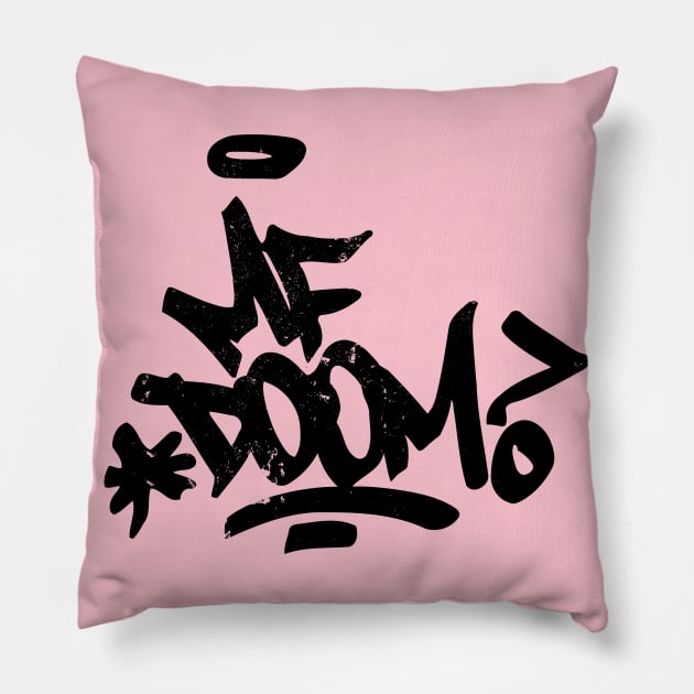 vintage mf doom Pillow by go212