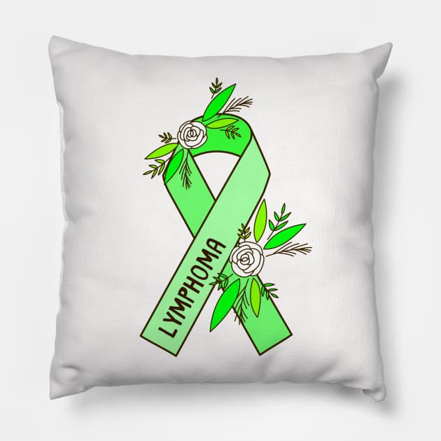 Lymphoma Awareness Pillow by Sloth Station